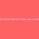 Why Go for Work from Home Jobs in 2025?